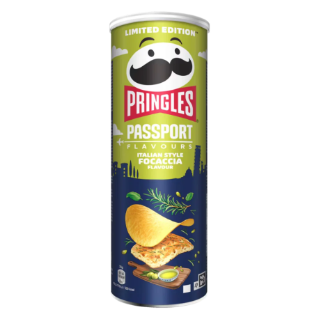 Чипсы Pringles - Passport Italian Foccacia 165гр (19шт в уп) Польша