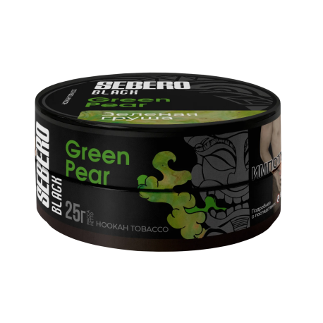 Табак для кальяна SEBERO Black - Green Pear (Зеленая груша) 25 гр     НОВИНКА 07 2026