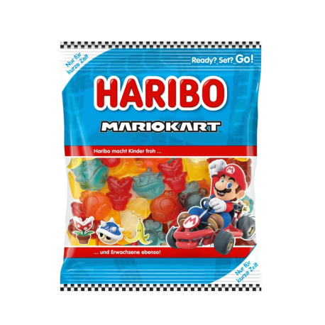 Мармелад Haribo Limited Mario Kart Veggie 160гр (40шт в уп) Германия