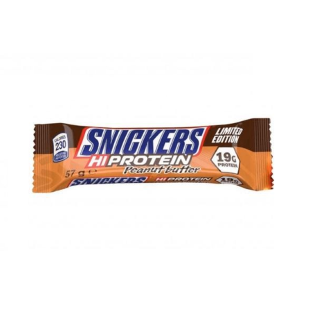 Протеиновый батончик Snickers Peanut Butter (Сникерс Арахисовое масло) 57гр (12шт в уп)  