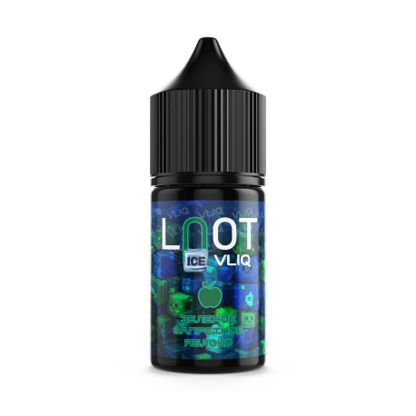 Жидкость VLIQ - LOOT Холодное зеленое яблоко 10 мл 18 мг МАРКИРОВКА НОВИНКА 12 2023