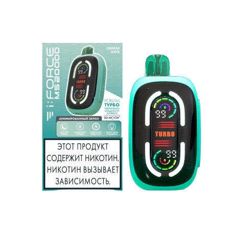 Одноразовая ЭС i:FORCE MS20000 - Свежая мята (м)