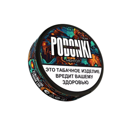 Жевательный табак PODgONKI ORIGINAL TASTE - МЕНТОЛ strong slim  НОВИНКА 10 2024