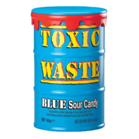 Леденцы Toxic Wastle Blue Drum (Токсик голубая бочка) 42г (12шт в уп) СОЕДИНЕННЫЕ ШТАТЫ