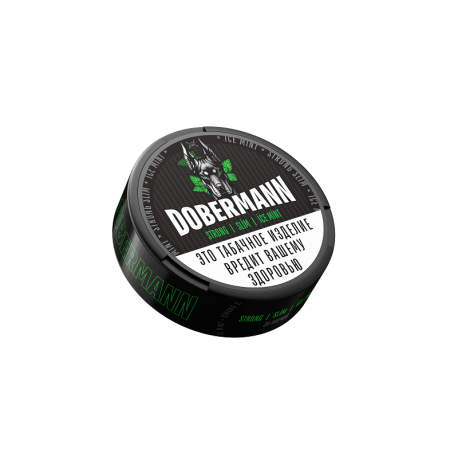 Жевательный табак DOBERMANN SLIM - Холодная Мята   НОВИНКА 06 2025