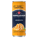 Газированный напиток Sanpellegrino Aranciata 330 мл (24 шт. в упаковке)