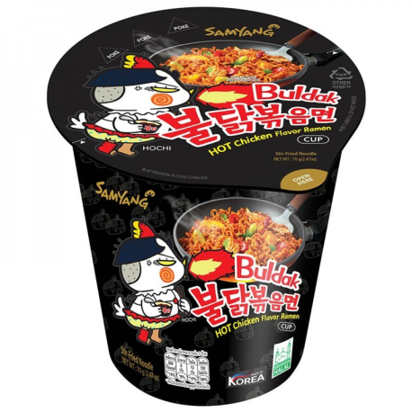 Лапша Samyang 70г Hot Chicken Cup Ramen острая со вкусом курицы (30шт в уп)