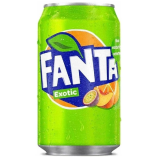 Газированный напиток Fanta Exotic 330 мл (24 шт. в упаковке)