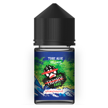 Ароматизатор HUSKY - Toxic Blue (Киви, черника и лёд) 14 мл   НОВИНКА 09 2025